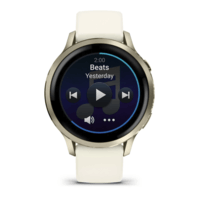 Спортивные часы Garmin Venu 4 41мм Lunar Gold с силиконовым ремешком 010-03013-00