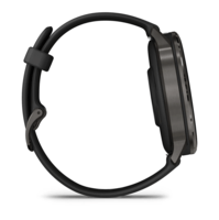 Спортивные часы Garmin Venu 4 45мм Black с черным силиконовым ремешком 010-03014-00