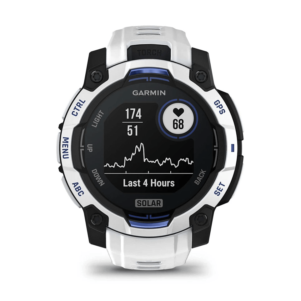 Часы-навигатор Garmin Instinct 3 Solar 45мм Whitestone Blue 010-02934-03