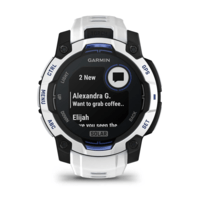 Часы-навигатор Garmin Instinct 3 Solar 45мм Whitestone Blue 010-02934-03