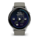 Спортивные часы Garmin Venu 4 45мм Silver Gray с серым силиконовым ремешком 010-03014-01