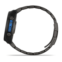Авиационные часы Garmin D2 Mach 2 51мм Carbon Gray DLC Titanium с вентилируемым титановым браслетом 010-02905-31 