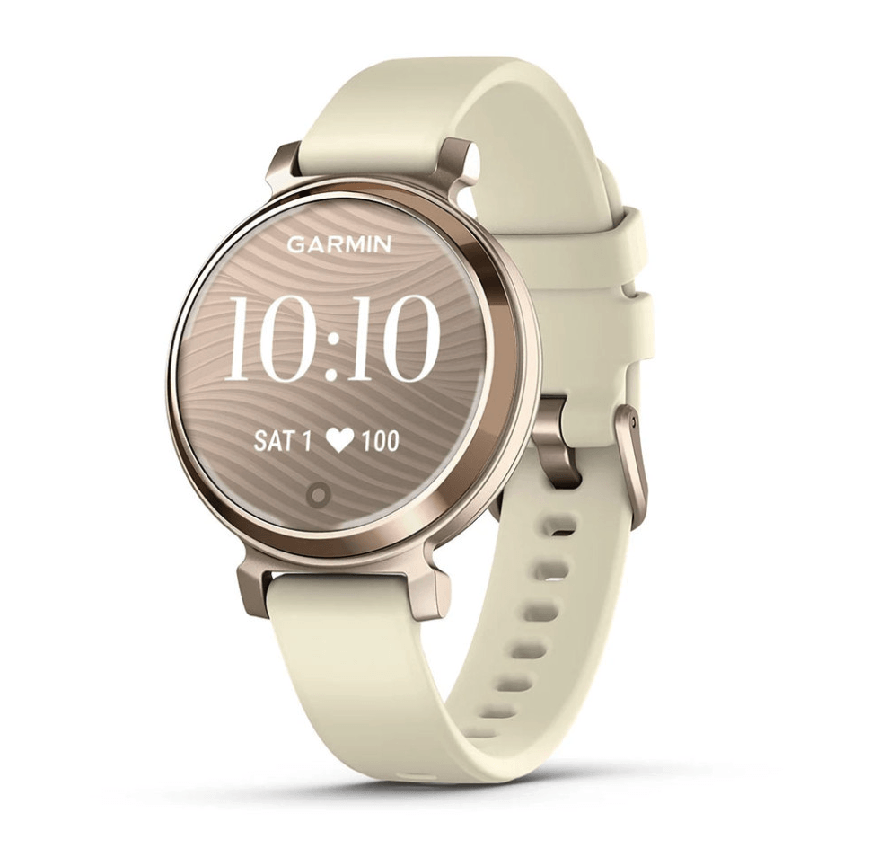 Фитнес часы Garmin Lily 2 Cream Gold with Coconut силиконовый ремешок 010-02839-70