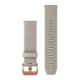 Ремешок для часов Garmin Quick Release 20 мм Light Sand Rose Gold силиконовый  010-13114-02