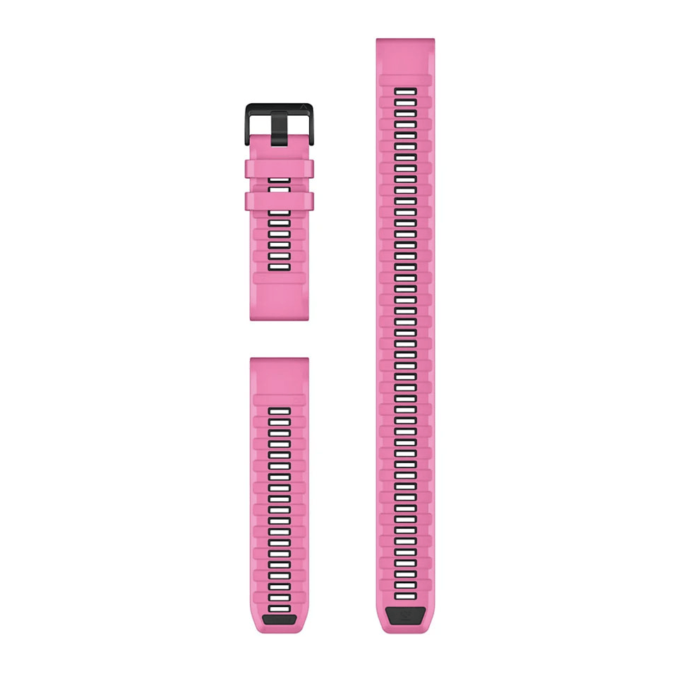 Ремешок Garmin QuickFit 26 мм Pink Aurora розовый силиконовый (комплект из трех частей) 010-14409-02
