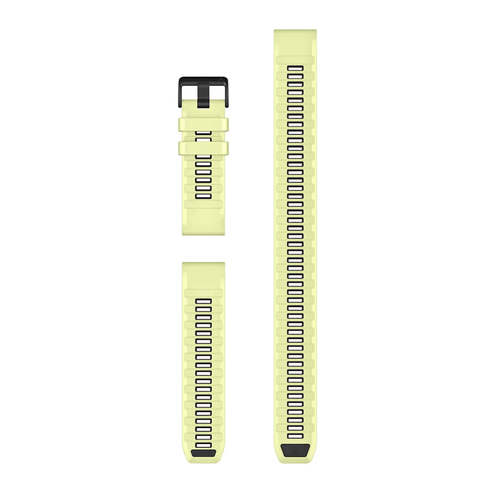 Ремешок Garmin QuickFit 26 мм Citron желтый силиконовый (комплект из трех частей) 010-14411-02