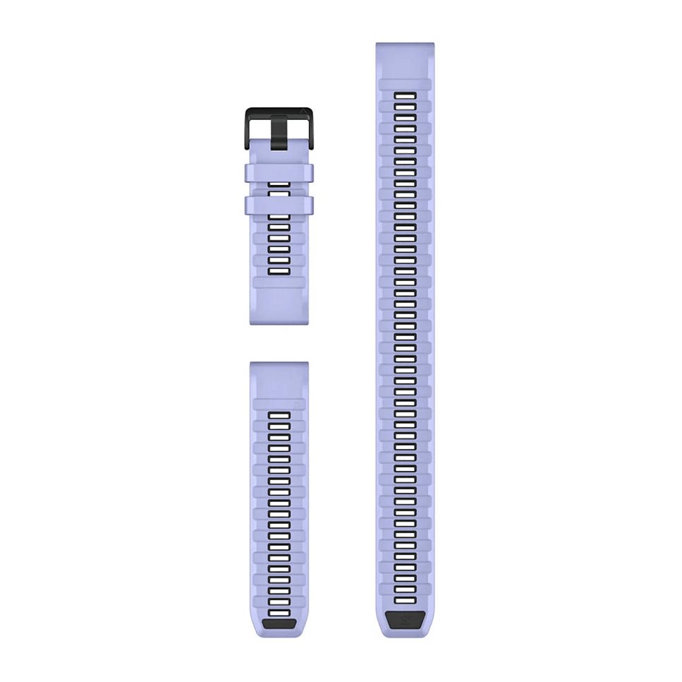 Ремешок Garmin QuickFit 26 мм Blueberry сиреневый силиконовый (комплект из трех частей) 010-14410-02