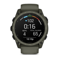Часы-навигатор Garmin Tactix 8 Amoled 51мм Cerakote Coating с покрытием Olive Drab хаки Cerakote 010-04553-11