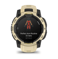 Часы-навигатор Garmin Instinct 3 Amoled 45мм Citrine бежевый 010-02936-02