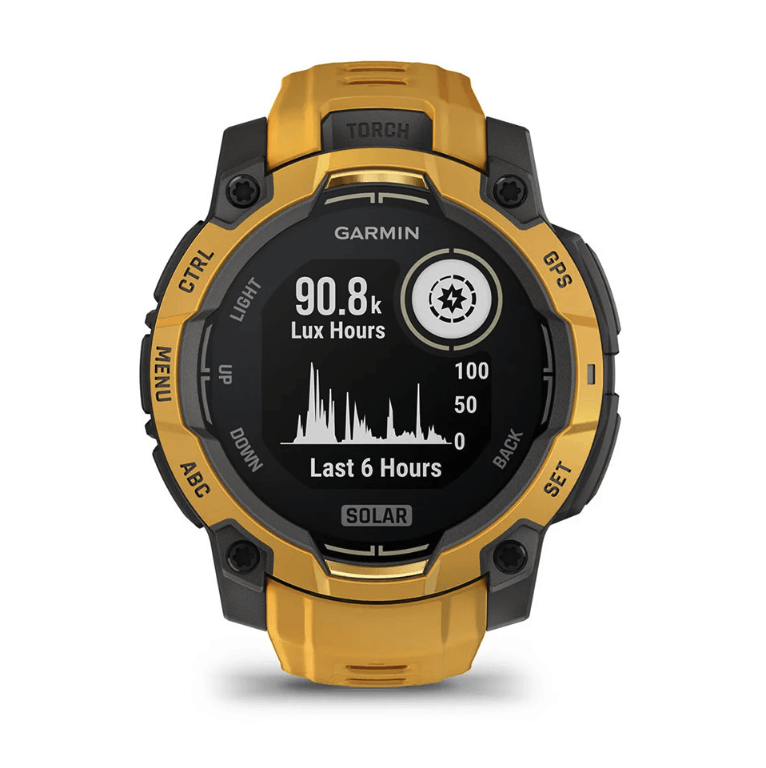 Часы-навигатор Garmin Instinct 3 Solar 45мм Sunburst оранжевый 010-02934-02