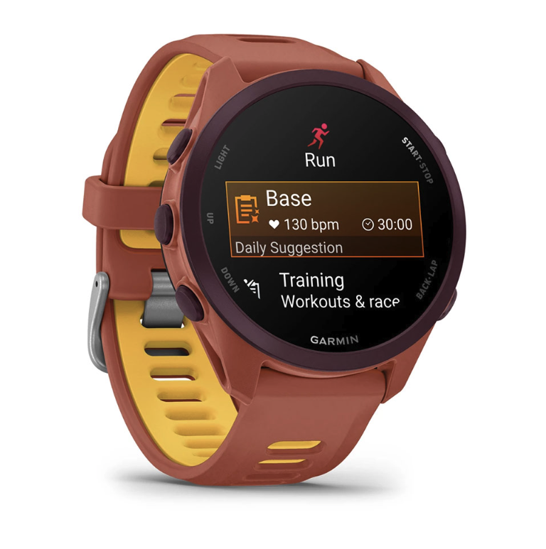 Беговые часы Garmin Forerunner 170 Music Red Pink красный с Red Pink/Mango силиконовым ремешком 010-03920-13