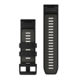 Ремешок Garmin fenix 8 QuickFit 26 мм Black/Pebble Gray силиконовый без коробки 