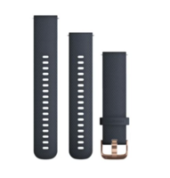 Ремешок для часов Venu Garmin Quick Release 20 мм Granite Blue силиконовый 010-12561-11