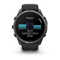 Спортивные часы Garmin Fenix 9 Pro Amoled 51мм Carbon Gray DLC Titanium с черно-серым силиконовым ремешком 010-04337-16