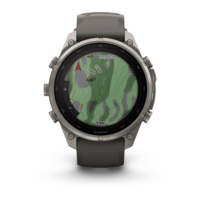 Спортивные часы Garmin Fenix 9 Pro Solar inReach 47 мм Titanium с силиконовым серым ремешком 010-04338-01