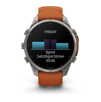 Спортивные часы Garmin Fenix 9 Pro Amoled inReach 47 мм Titanium с оранжевым силиконовым ремешком 010-04336-01