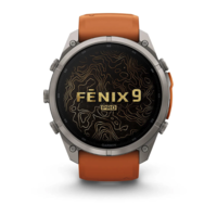 Спортивные часы Garmin Fenix 9 Pro Amoled 51мм Titanium с оранжевым силиконовым ремешком  010-04337-01