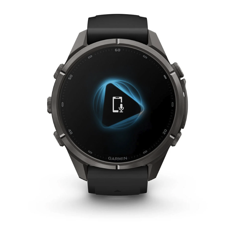 Спортивные часы Garmin Fenix 9 Pro Amoled inReach 43 мм Carbon Gray DLC Titanium с черным силиконовым ремешком 010-04335-11