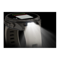 Спортивные часы Garmin Fenix 9 Pro Amoled inReach 43 мм Titanium з Fog Grey Dark Sandstone с серым силиконовым ремешком 010-04335-81