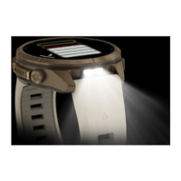 Спортивные часы Garmin Fenix 9 Pro Amoled 43 мм Autumn Gold Titanium з Cream French Grey с бежевым силиконовым ремешком 010-04335-26