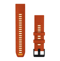 Ремешок Garmin fenix 8 QuickFit 22 мм Autumn Orange/Spark силиконовый 010-14507-03